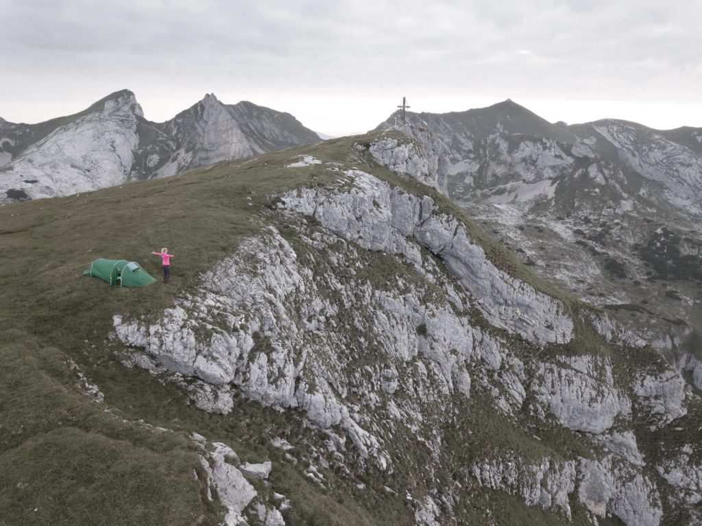Rule of the game in wild camping - man is a guest in nature.