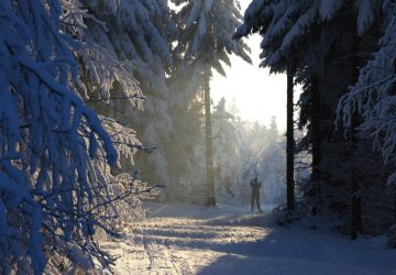 Wintersport im Erzgebirge 6 Winter sports in the Ore Mountains - skiing, cross-country skiing, snowshoeing