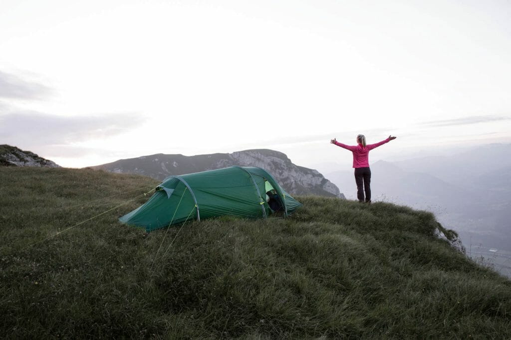 Camping or trekking tent 3 Camping tents or trekking tents - There is enough space for your tent in the open air.