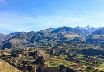 Peru Trekking - View of the Colca Canyon.