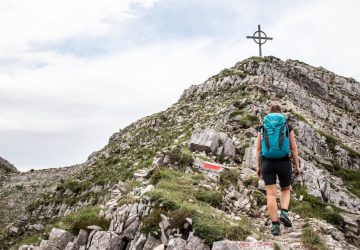Tourentipp: Wanderung zur Seekarspitze (2.053 m) 18 Kurz vor dem Gipfel der Seekarspitze am Achensee.