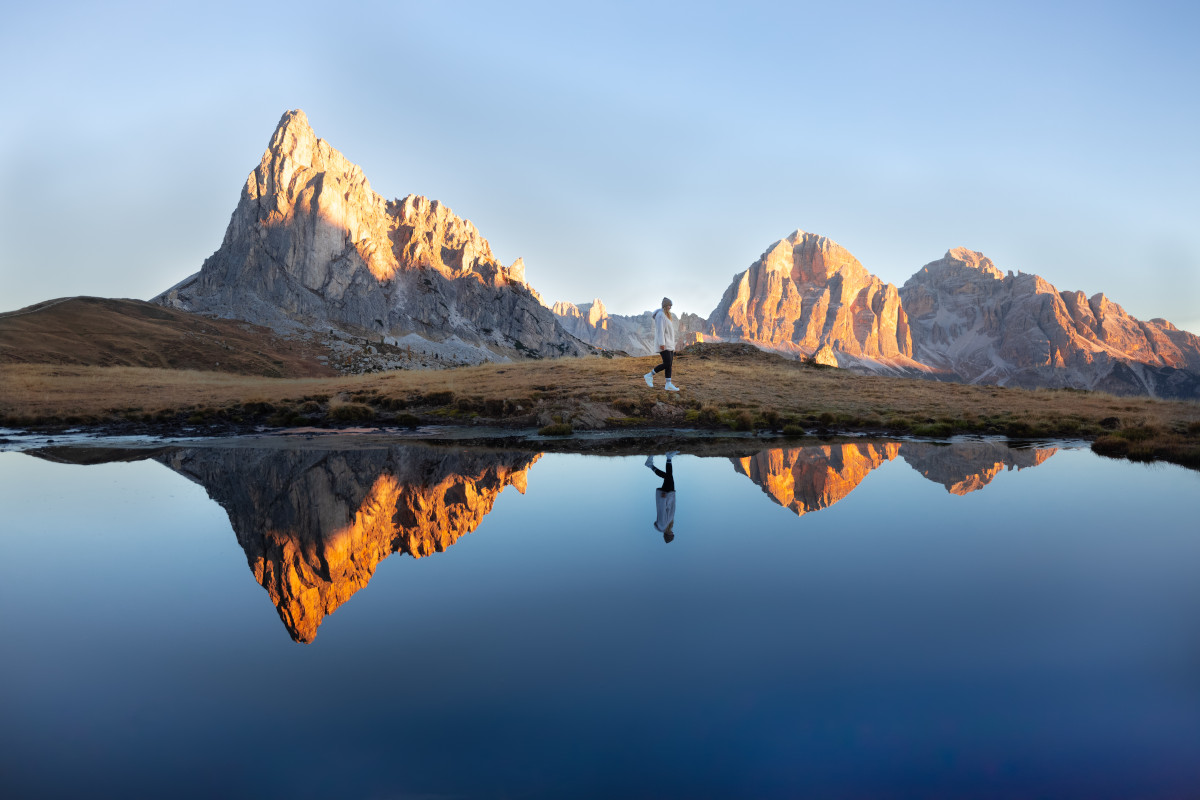 Wandern in den Dolomiten Vom Pass Giau zum Lago di Federa