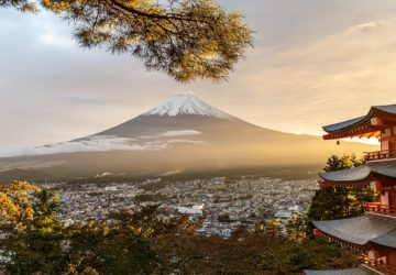 Japan backpacking guide 2 Backpacking-Guide Japan: Fuji Volcano (3776m). Photo: bewkaman, pixabay.
