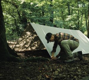 Tarps: Setup variants, tips & tricks 5 Tarp mit A Frame Aufbau.