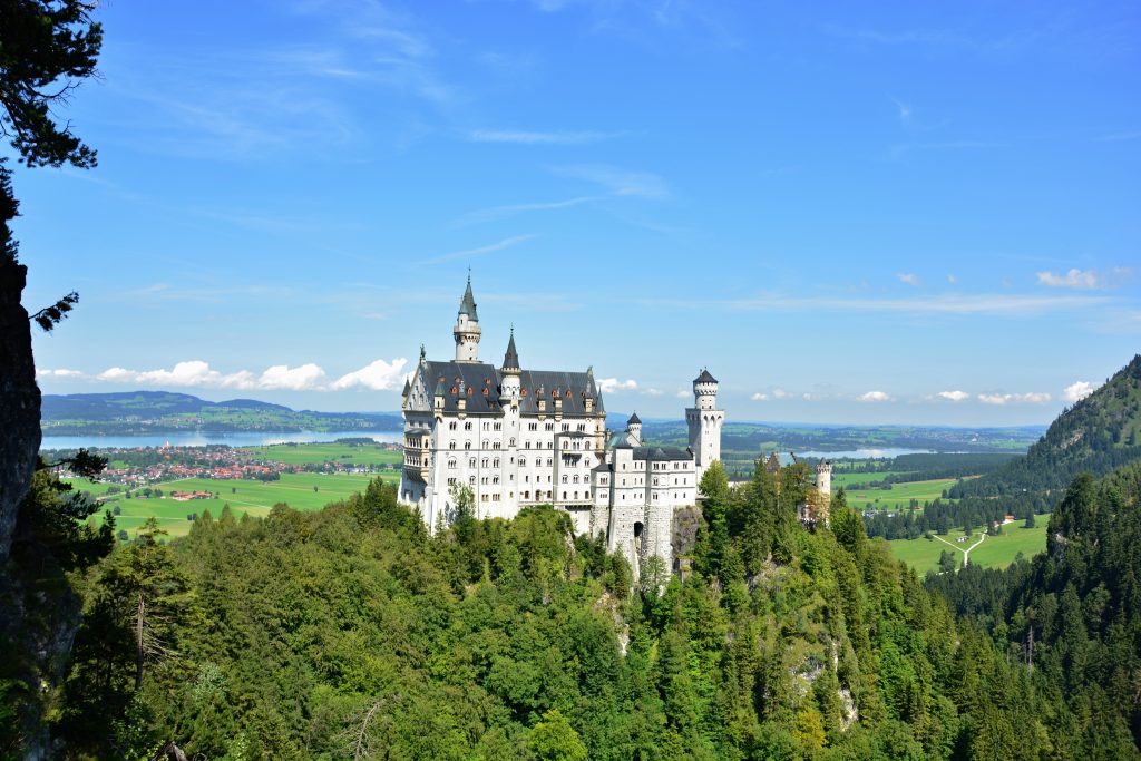 Klettersteig im Allgäu von leicht bis schwer 2 Gelbe Wand Klettersteig im Allgaeu Neuschwanstein