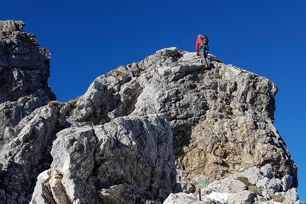 Klettersteig im Allgäu von leicht bis schwer 4 Mindelheimer Klettersteig Allgaeu